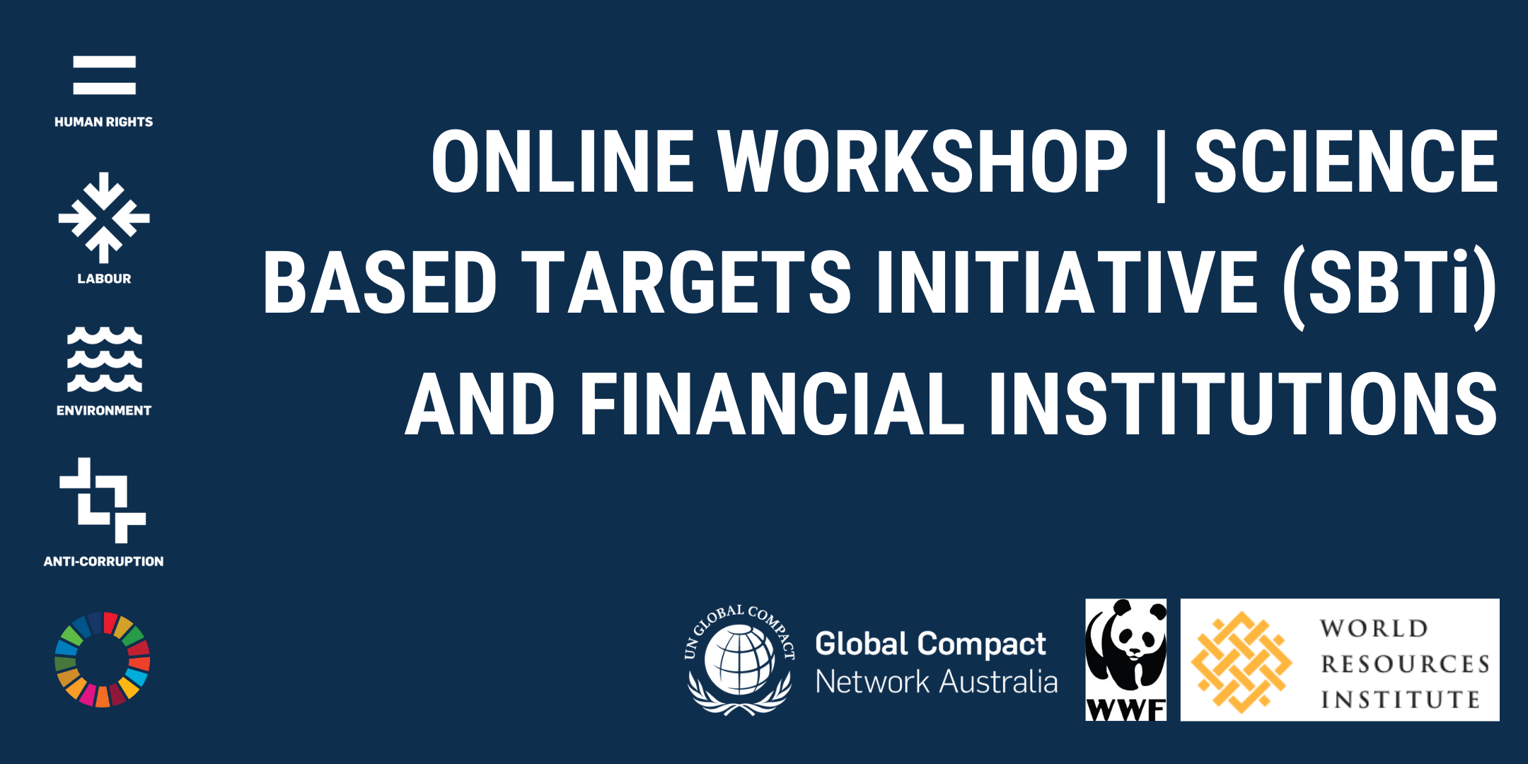 ONLINE WORKSHOP | Financial Institutions and Science Based Targets Initiative (SBTi)