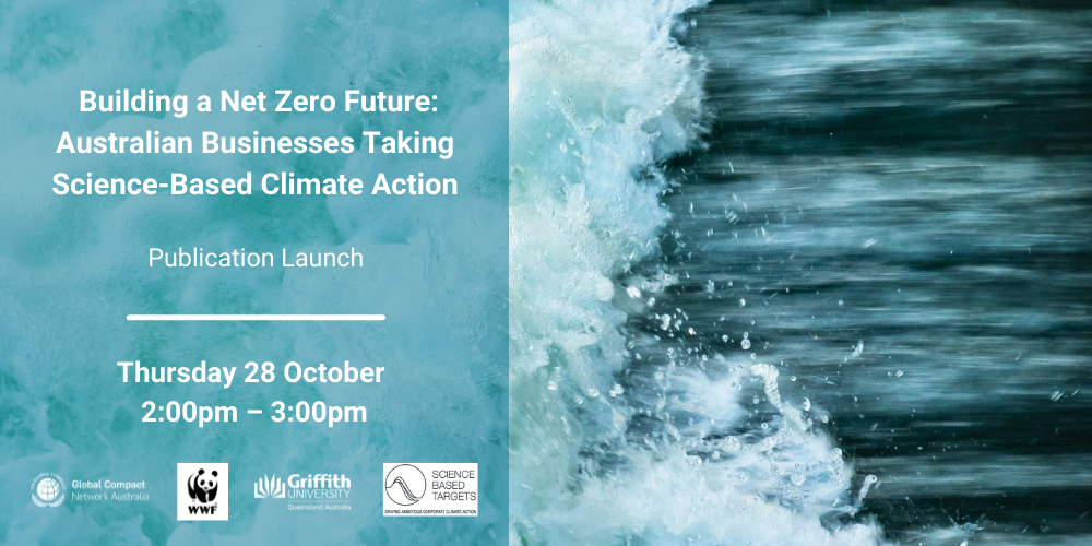 Building a Net Zero Future: Australian Businesses Taking Science-Based Climate Action | Publication Launch