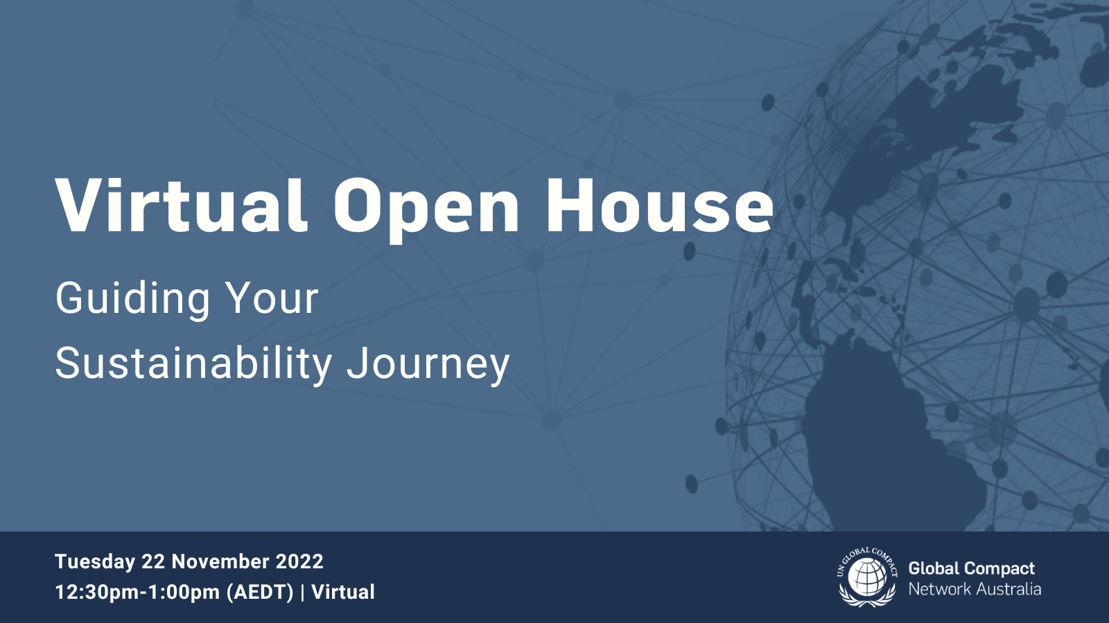 UN Global Compact Network Australia Virtual Open House: Guiding your sustainability journey
