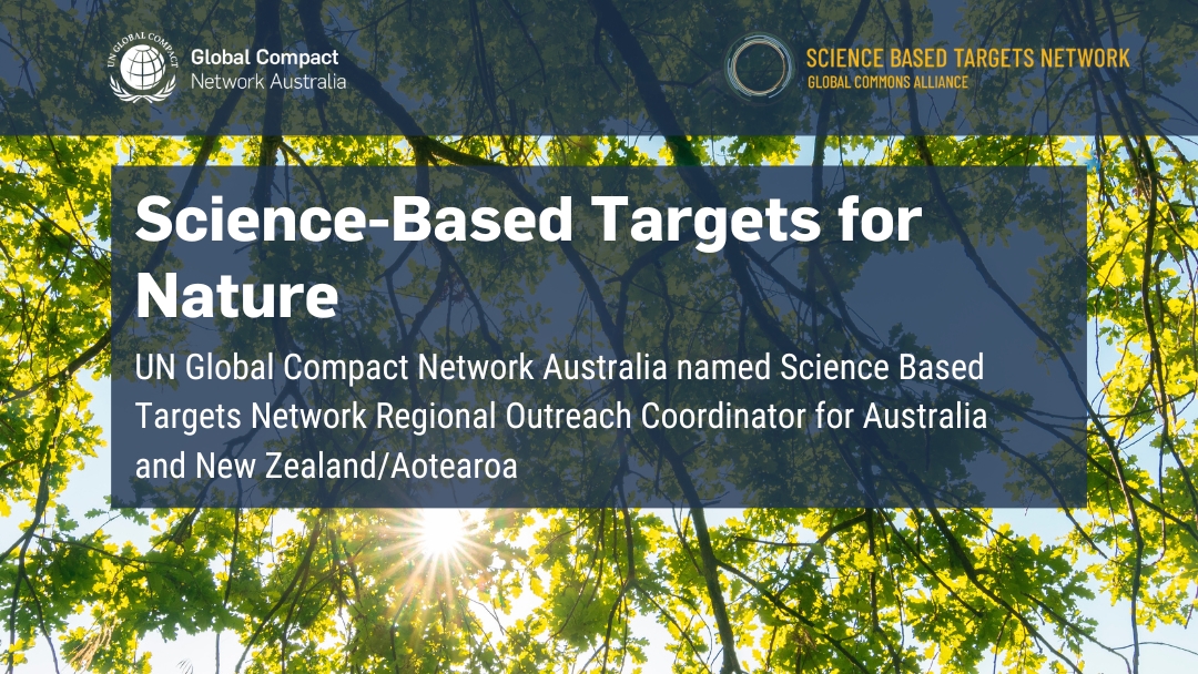 UN Global Compact Network Australia Appointed Regional Outreach ...