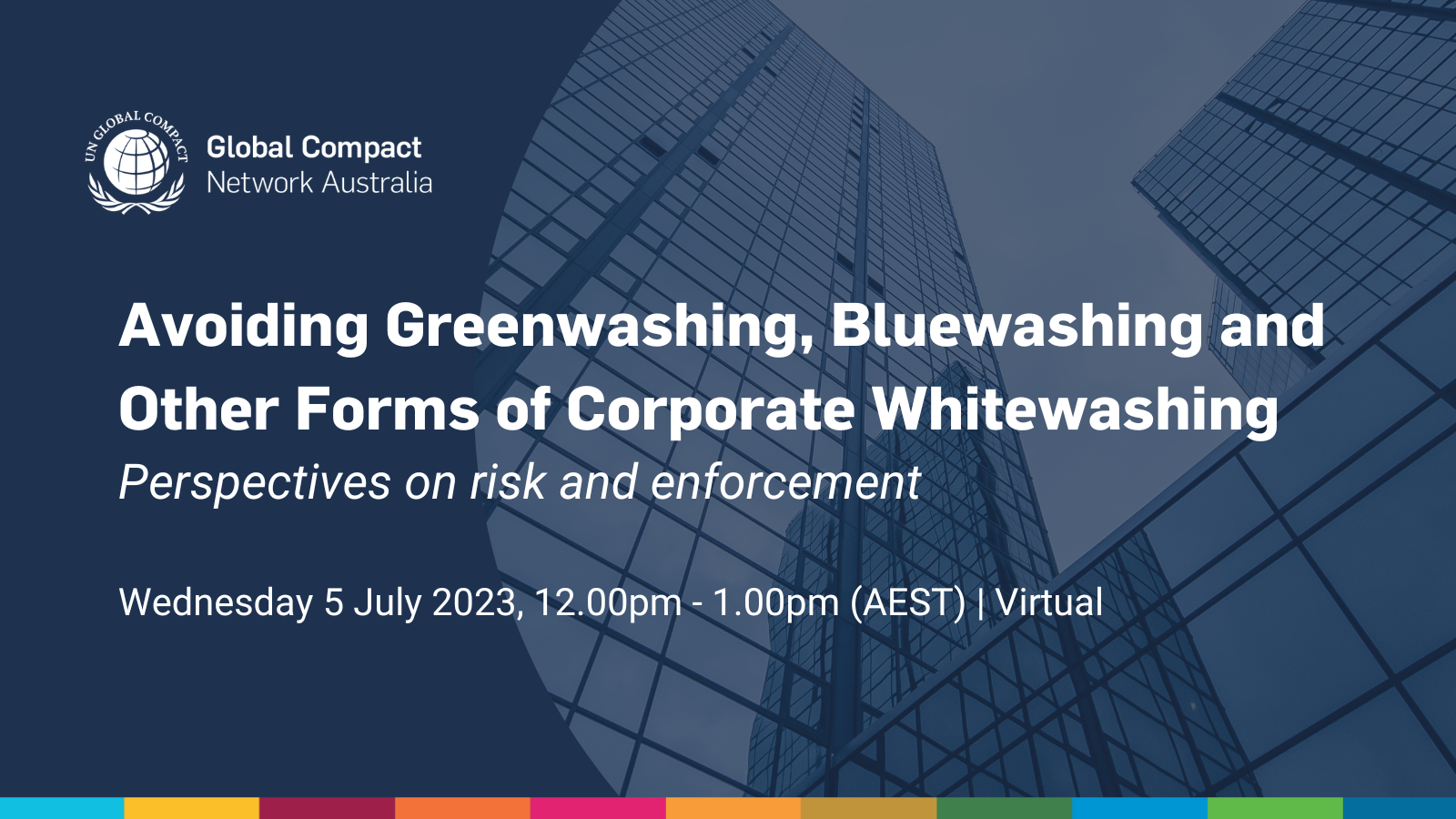 Webinar | Avoiding Greenwashing, Bluewashing and Other Forms of Corporate Whitewashing: Perspectives on risk and enforcement