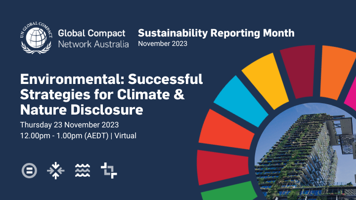 Sustainability Reporting Month Week 3 | Environmental: Successful Strategies for Climate & Nature Disclosure