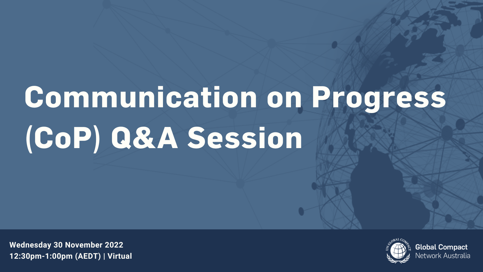 Communication on Progress (CoP) Q&A Session