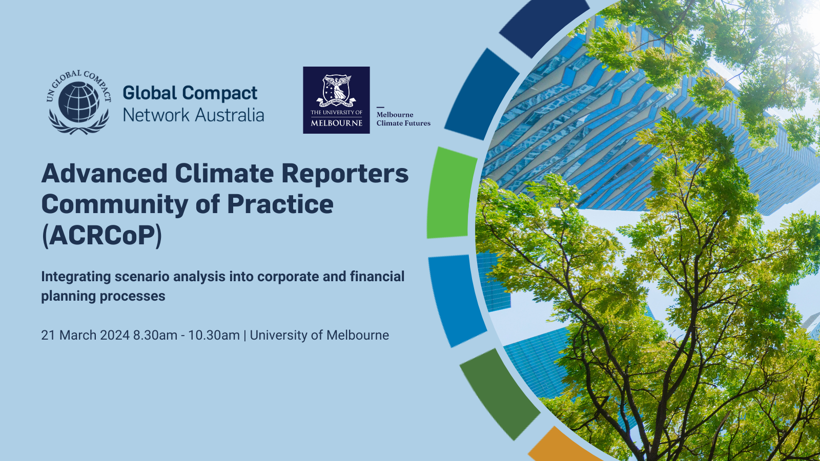 Advanced Climate Reporters Community of Practice (ACRCoP) | Session 1: Integrating scenario analysis into corporate and financial planning processes