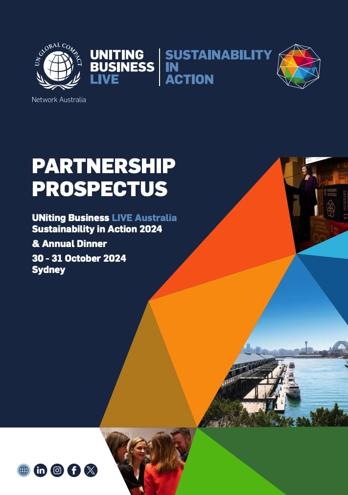 Partnership Prospectus – UNiting Business LIVE Australia Sustainability in Action 2024