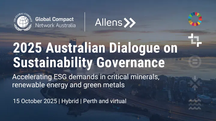 2025 Australian Dialogue on Sustainability Governance