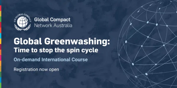 Greenwashing: Time to stop the spin cycle Global on-demand course