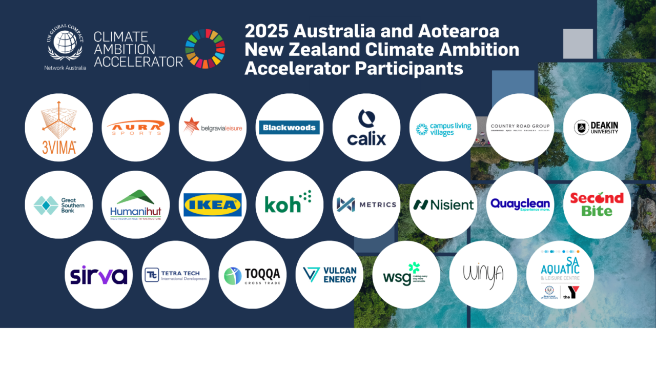 Climate Ambition Accelerator 2026 - UN Global Compact Network Australia